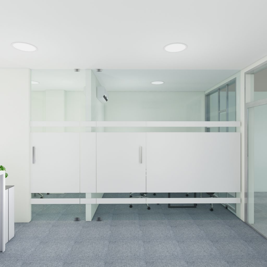 02 pintu kaca 4 Jasa Desain Interior Kantor | Jual Furniture Kantor
