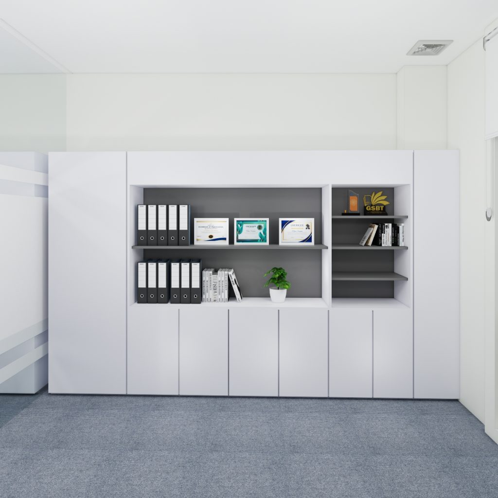 12 KABINET BELAKANG MEJA PRESDIR 14 Jasa Desain Interior Kantor | Jual Furniture Kantor