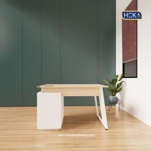 Meja Kantor Meja Staff HOKA HFH-S144 Plywood Finishing HPL