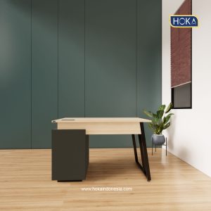 Meja Kantor Meja Staff HOKA HFH-S145 Plywood Finishing HPL