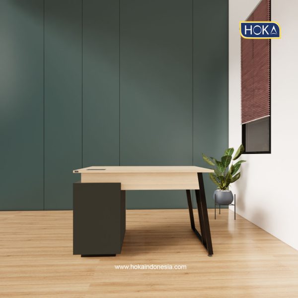 Meja Kantor Meja Staff HOKA HFH-S145 Plywood Finishing HPL