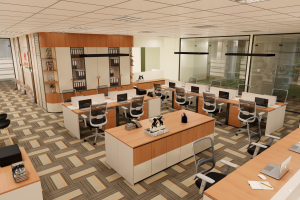 Desain Open Space Office untuk PT. Panca Budi Idaman Tbk: Nyaman, Fungsional, dan Produktif